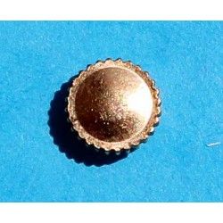 VINTAGE WRIST WATCH PART SCREW CROWN YELLOW GOLD 18KT Ø2.90mm 