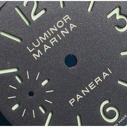 PANERAI OFFICINE VINTAGE 1995 AUTHENTIQUE BRACELET CUIR BEIGE 24mm MONTRES LUMINOR, RADIOMIR, MARINA PAM