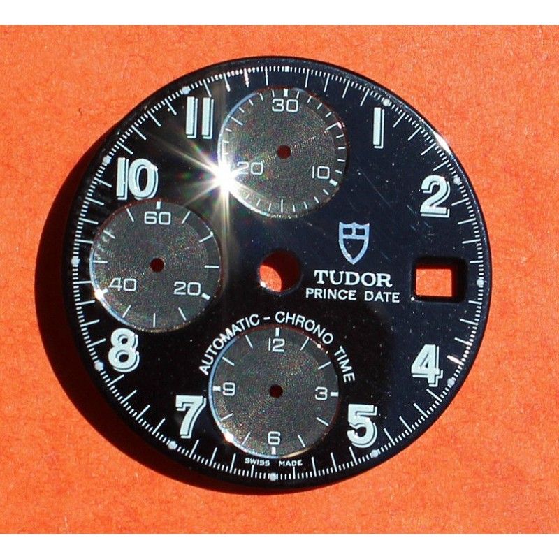 Genuine & Rare Tudor Tiger Prince Chronograph Steel 40mm Black Dial 79280