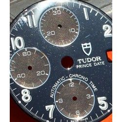 Superbe cadran montres Tudor Prince Chronograph Steel 40mm ref 79280 couleur noire Ø29mm