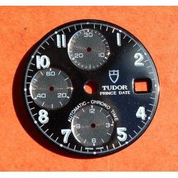 Superbe cadran montres Tudor Prince Chronograph Steel 40mm ref 79280 couleur noire Ø29mm
