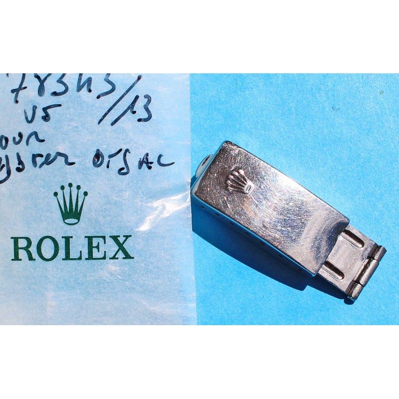 ROLEX ORIGINAL FERMOIR BOUCLE DEPLOYANTE OR ACIER MONTRES DAMES 11mm bracelet oyster jubilee 13mm ref 78343-18 code V5