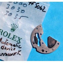 Rolex fourniture horlogère Bâti du dispositif automatique ref 5062 montres Calibres automatiques 3035, 3030