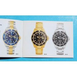 Rolex Submariner, Sea Dweller booklet manual English 1997 Submariner watches 14060, 16610, 16613, 16618, 16600