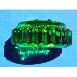 ♛♛ Rare Collectible Rolex Green Triplock Submariner Crown Paperweight Crystal Clipboard New ♛♛ 