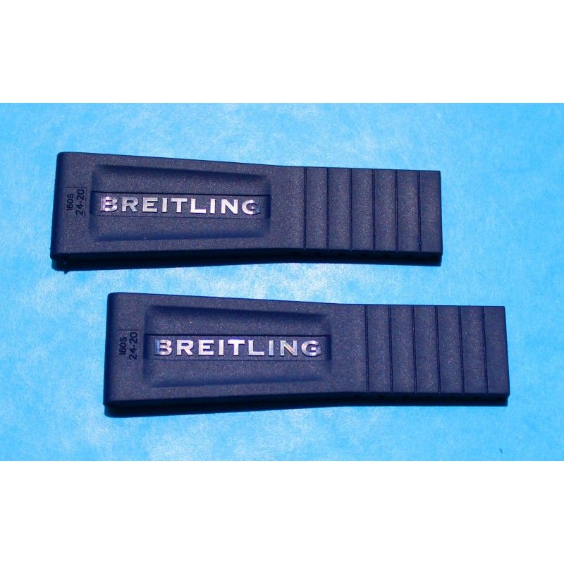 Breitling New 2013 Issue Black Watch Rubber Diver Pro III 3 Aerospace, Chronoliner Hershey Strap 24/20mm OEM