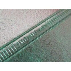 1982 -1983 PORTEFEUILLE ROLEX CUIR VERT VINTAGE + CALENDRIER 
