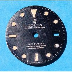 Vintage 80's Original Rolex GMT Master 16750, 16700 Glossy tritium swissT 25 Watch Dial cal 3075