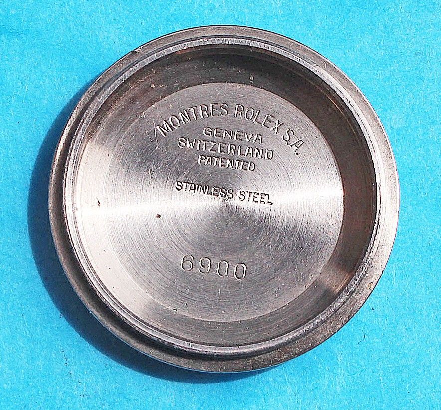 Rolex 6900 original 69160 case back 