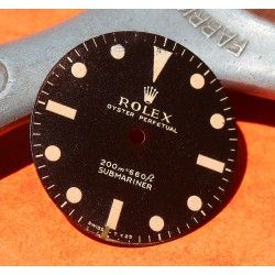 ♛♛ Vintage & Rare 1969 Cadran Montres anciennes Rolex 5513 Submariner Meters first mate au tritium ♛♛