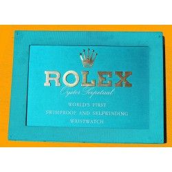 Rolex Rare plateau, présentoir horloger oyster perpetual world's first swimproof and selfwinding wristwatch