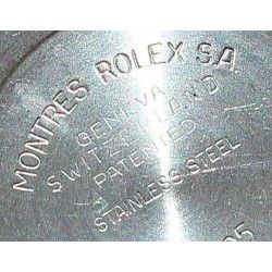 Rolex Fond, caseback vissé acier Montres Vintages Rolex Oyster Perpetual ref 1007