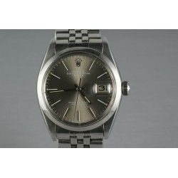 ROLEX VINTAGE 1964 MONTRES OYSTER PERPETUAL DATE 1500 FOND ACIER VISSE CASEBACK