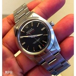 Rolex Rare Aiguille Tritium des seconde Argent / Rouge montres vintages Milgauss 1019 NOS calibre automatique 1580