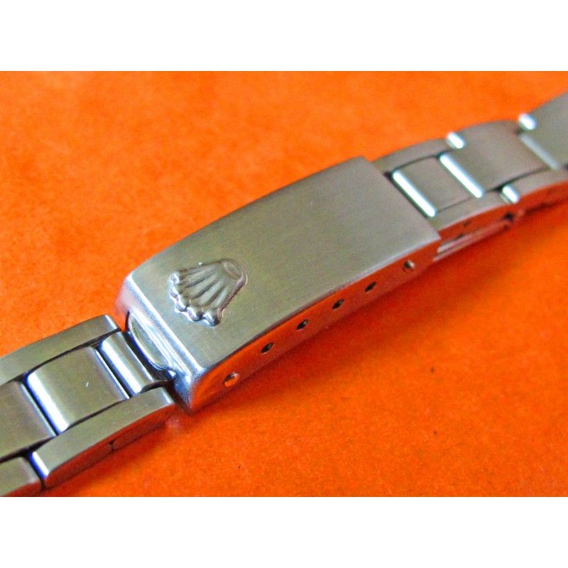 TUDOR / ROLEX 7834 13mm 366 FOLDED LINKS  SS STAINLESS STEEL AUTHENTIC LADIES WATCH BAND STRAP