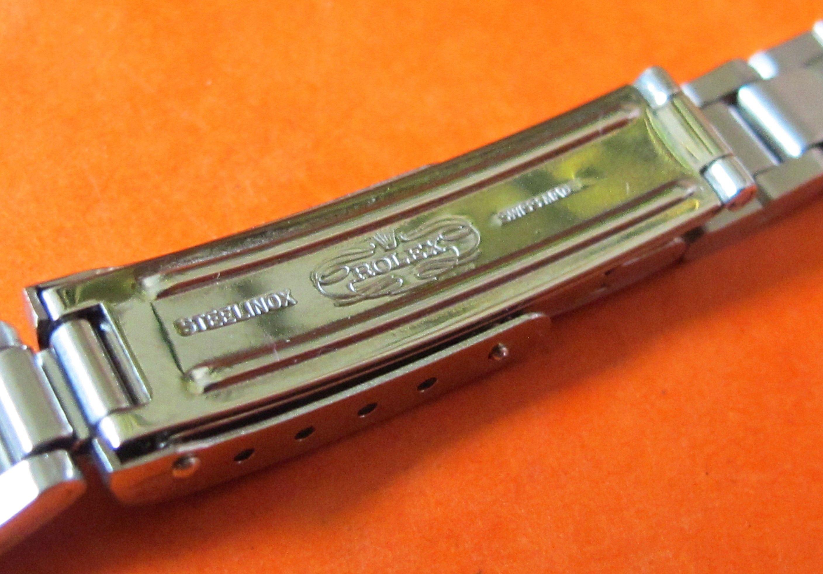 TUDOR / ROLEX 7834 13mm 366 FOLDED LINKS SS STAINLESS STEEL AUTHENTIC LADIES WATCH BAND STRAP