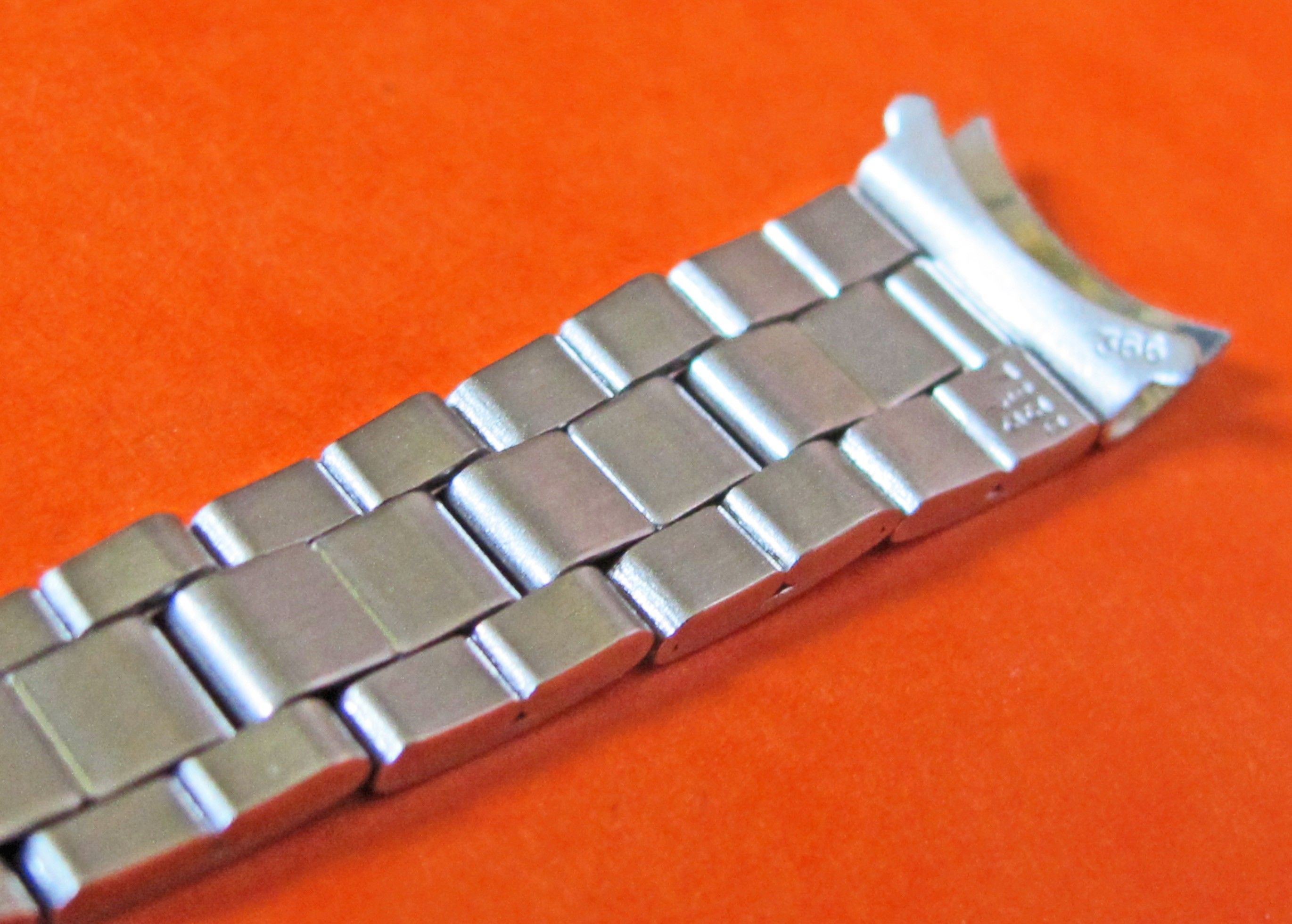TUDOR / ROLEX 7834 13mm 366 FOLDED LINKS SS STAINLESS STEEL AUTHENTIC LADIES WATCH BAND STRAP