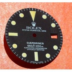 ♛ Rolex Authentique Rare Vintage Montre 1680 Cadran Submariner Date tritium Relumed cal 1570 automatique ♛