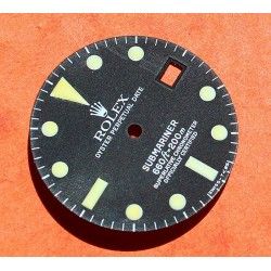 ♛ Rolex Authentique Rare Vintage Montre 1680 Cadran Submariner Date tritium Relumed cal 1570 automatique ♛