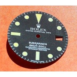 ♛ Rolex Authentique Rare Vintage Montre 1680 Cadran Submariner Date tritium Relumed cal 1570 automatique ♛