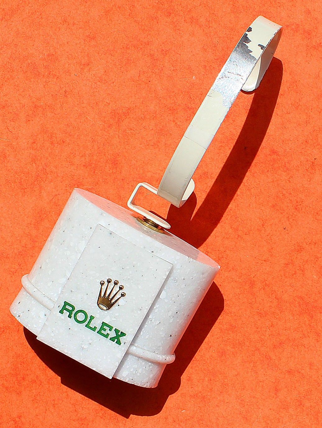 Rolex Original collector watch Oval Heavy Marble display stand circa 70 s