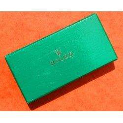 Vintage Rectangle Rolex Green Coffin Box for Ladies Oyster Perpetual Ref 6516