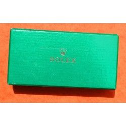 Vintage Rectangle Rolex Green Coffin Box for Ladies Oyster Perpetual Ref 6516