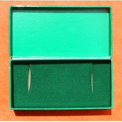 Vintage Rectangle Rolex Green Coffin Box for Ladies Oyster Perpetual Ref 6516