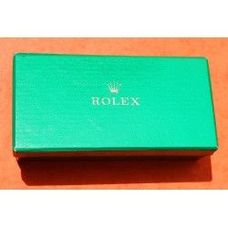 Vintage Rectangle Rolex Green Coffin Box for Ladies Oyster Perpetual Ref 6516