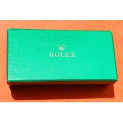 BOITE ÉCRIN RECTANGLE VERT ROLEX VINTAGE MONTRES oyster perpetual date 6516 Dames