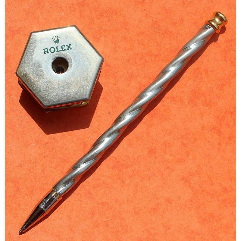 ♛ROLEX ACCESSORY WATCHES SSTEEL PEN ROLLER BALL, BALL POINT Elegant Writing Instrument ♛