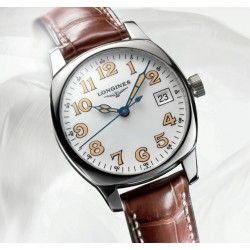 Authentique cadran blanc chiffres arabes montres Longines Spirit Mechanical Collection Cal ETA 2892 A2