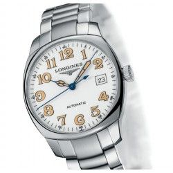 Authentique cadran blanc chiffres arabes montres Longines Spirit Mechanical Collection Cal ETA 2892 A2