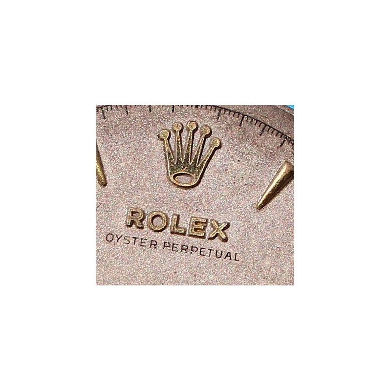 Rolex Rare 1954 Vintage cadran chiffres arabes Montres Vintage Oyster Perpetual 3-6-9 Ref 6332 Cal automatique