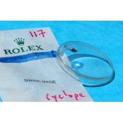 ROLEX CYCLOPE 25-117 PLEXIGLAS VERRE ACRYLIQUE MONTRES 1500-1514, 1550, 1625, 5700, 5701, 6535, 6537, 6602, 6609, 6646 