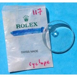 ROLEX CYCLOPE 25-117 PLEXIGLAS VERRE ACRYLIQUE MONTRES 1500-1514, 1550, 1625, 5700, 5701, 6535, 6537, 6602, 6609, 6646 