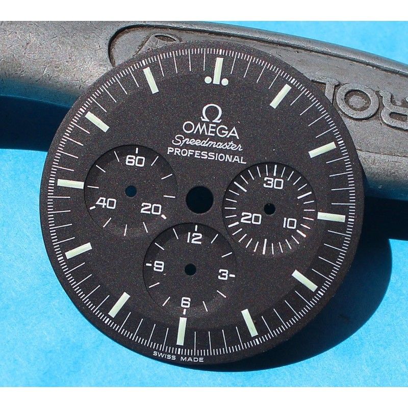 Omega Rare 60's SPEEDMASTER Professional PRE Moon Watch Dial 145012 Cal.861 Tritium signed SINGER