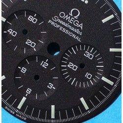 Omega Vintage Cadran Montres SPEEDMASTER Professional Moon Watch Cal.1861 Luminova signé SINGER