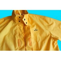 Authentique & Rare Rolex Ciré marin jaune, parka, veste pour bâteaux taille XL pour les Rolex Cup