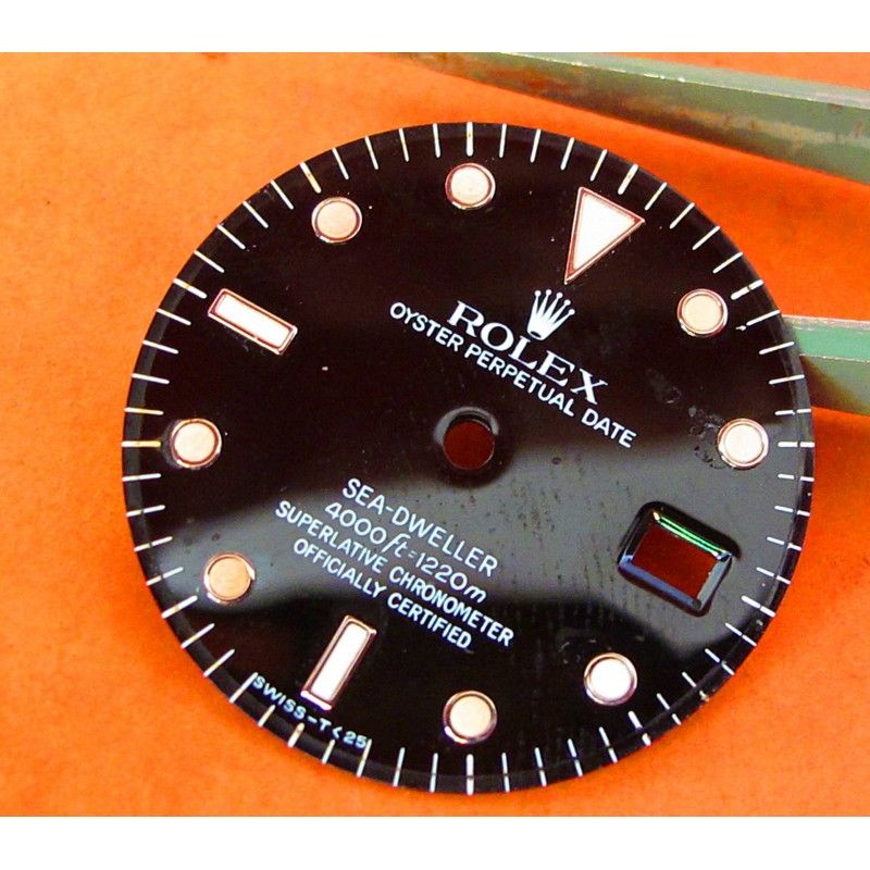 Rolex Genuine Vintage 80's Tritium Rail Dial triple six Sea-Dweller vintages watches 16660 Cal 3035
