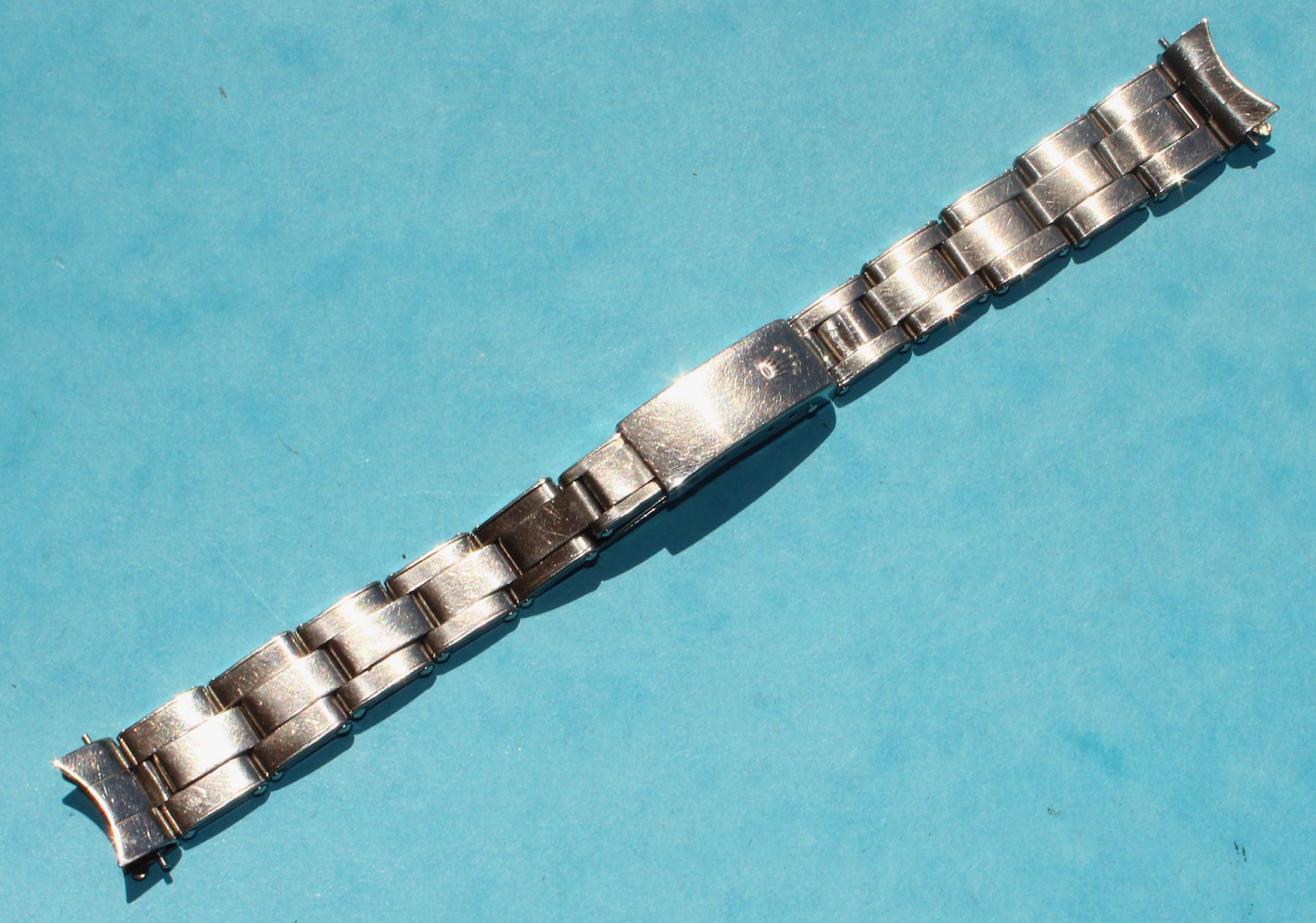 Rolex 7204 Original Watch Ladies 66 lugs 13mm SS Rivets Bracelet 60's ...