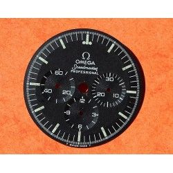 60's Omega SPEEDMASTER Professional PRE Moon Watch Dial 145012 Cal.321 Tritium signed SINGER