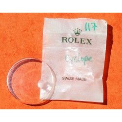 ROLEX CYCLOPE 117 PLEXIGLAS VERRE ACRYLIQUE MONTRES 1500-1514, 1550, 1625, 5700, 5701, 6535, 6537, 6602, 6609, 6646 