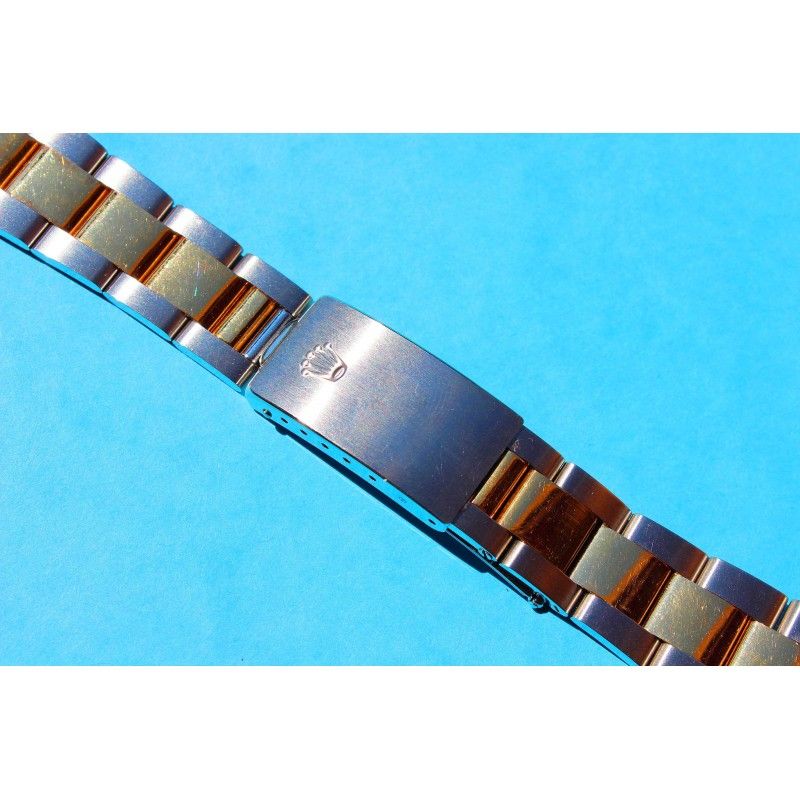 ★★ New & Unworn Rolex Date/ Datejust 18Kt -ssteel 19mm Oyster tutone Bracelet 78353-18 With 457B Ends links, endlinks ★★
