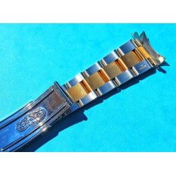 ROLEX Superbe Bracelet bitons ref 78353 / 457B, 19mm or acier blindé Rolex oyster Perpetual, Air King, Oyster Perpetual Date