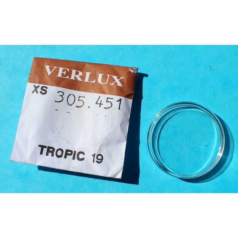 HORLOGERIE POUR MONTRE VERRE DIAMETRE 24.6 mm ROND NORMALISE INCASSABLE VERLUX