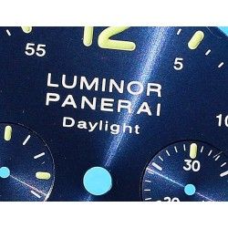 PANERAI CADRAN BLEU METAL Ø34mm MONTRES LUMINOR DAYLIGHT CHRONOGRAPH calibre OPXII automatique