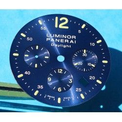 PANERAI CADRAN BLEU METAL Ø34mm MONTRES LUMINOR DAYLIGHT CHRONOGRAPH PAM 327 calibre OPXII automatique