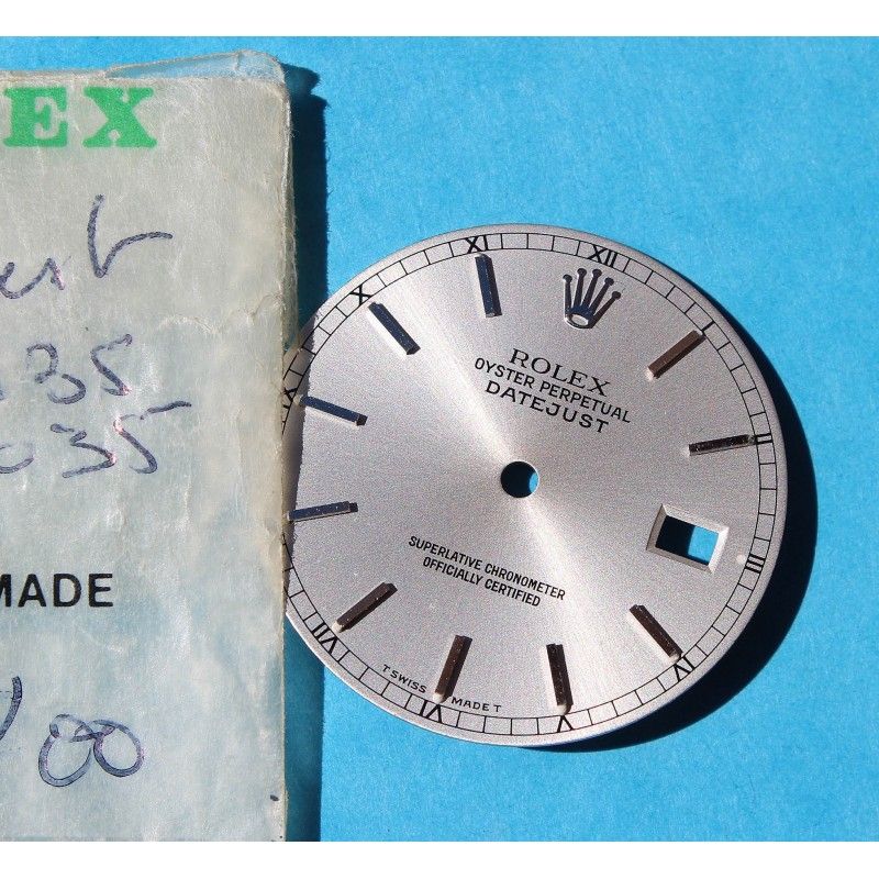 Rolex Genuine Used Datejust Watch Silver Grey Dial Ø27mm Cal 3035, 3135 For Restore