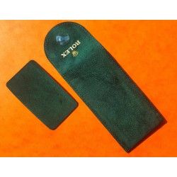 Original Rolex Suede green velvet pouch traveler's service holder case watches Submariner, Gmt, Daytona, Explorer, Air King